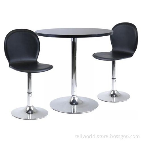 Corian Black Night Club Table, Pub Bar Table